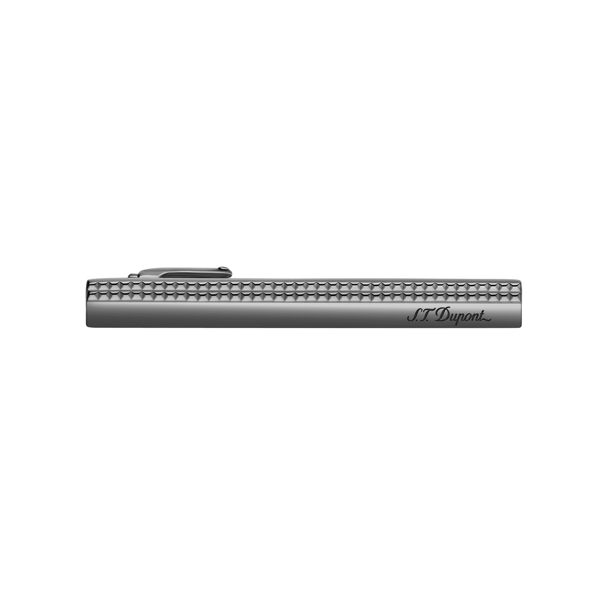 Tie Bar Diamond Head Matte Black PVD