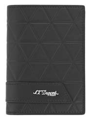 New Vertical 2 Credit Cards Billfold & Coin Purse Firehead Black