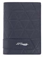 New Vertical 4 Credit Cards Mini Billfold Firehead Blue