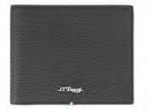 Billfold 6 Card Case Holder Neo Cap Black