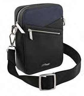 New Zippered Crossbody Bag Neo Cap Black & Navy Blue
