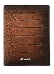 New Vertical Billfold 7 Credit Cards Le Grand Brown