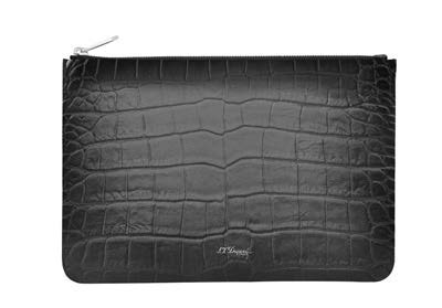 New Clutch Croco Pattern Le Grand Black