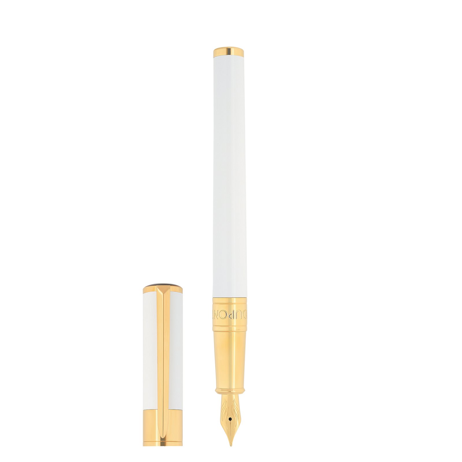 New Initial Fountain Pen White / Golden