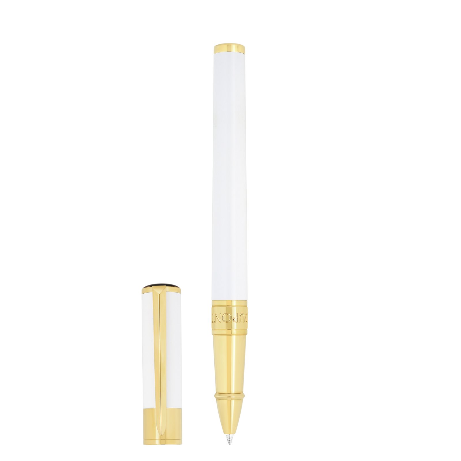 New Initial Rollerball White / Golden