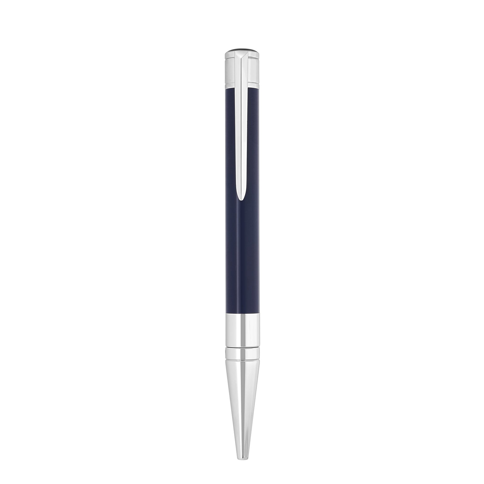 New Initial Ballpoint Blue / Chrome