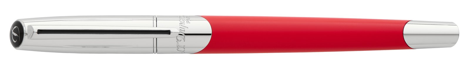 Defi Mil Fountain Pen Silver/Shiny Red
