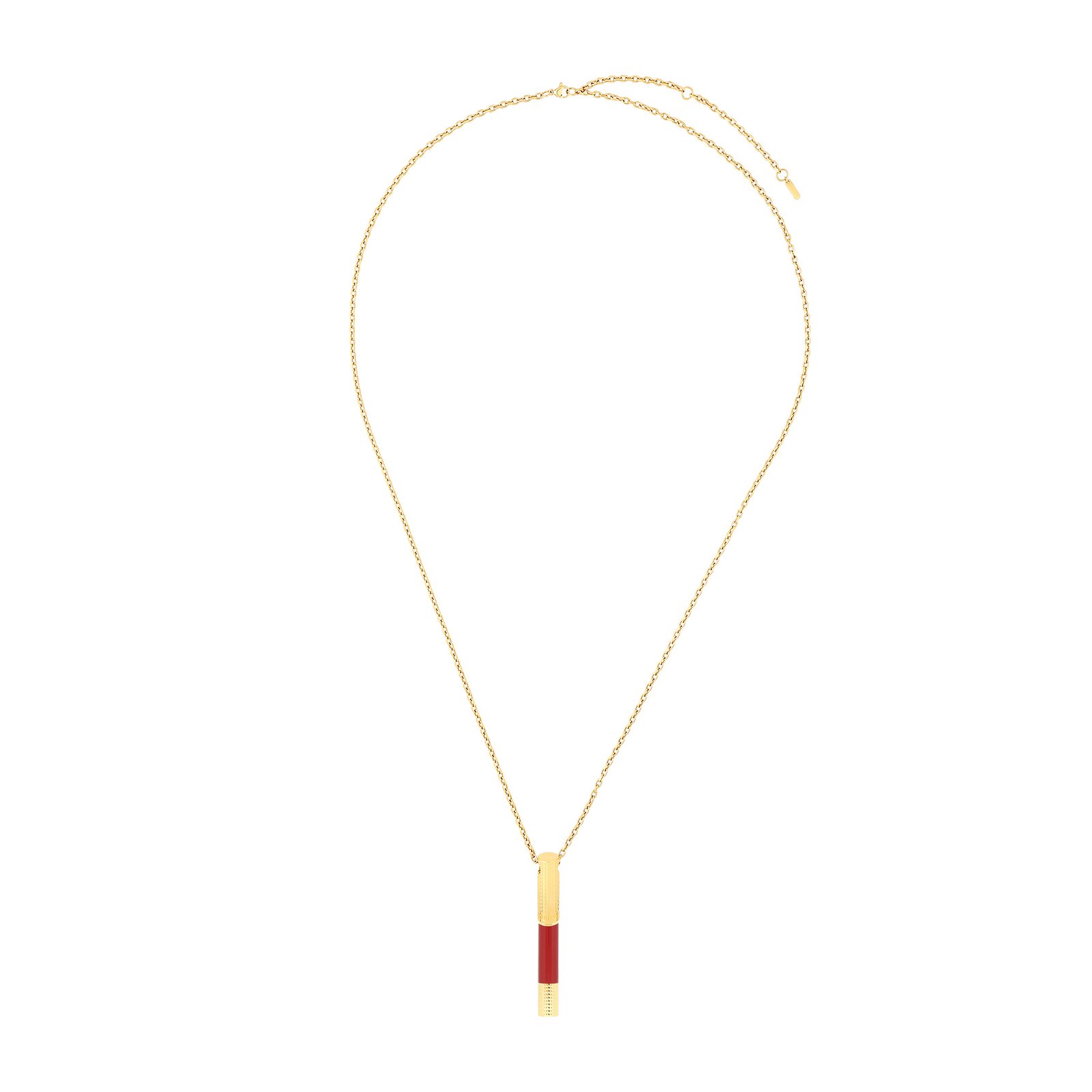 New Mini Pen Necklace Burg/Golden